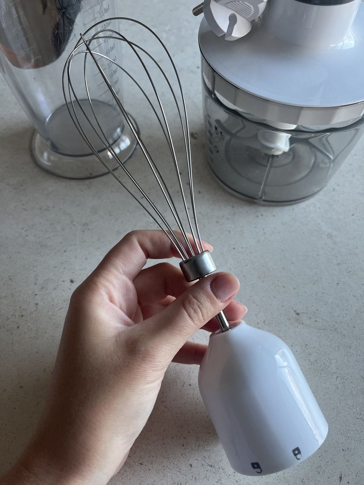 Conjunto de picadora e vara de arames para bater