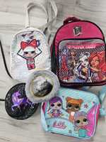 Zestaw plecaków torebek  plecak LOL torebka  monster high