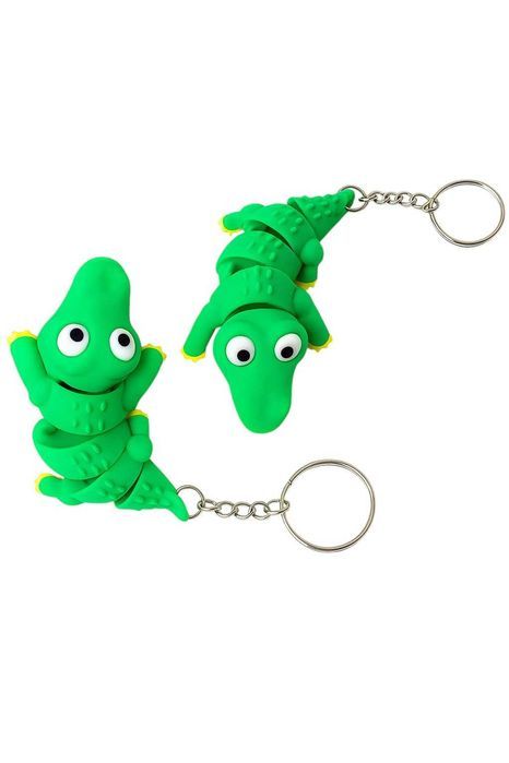 KROKODYL FELXI Zabawny brelok NA KLUCZE  kolorowy gadżet 3D na prezent