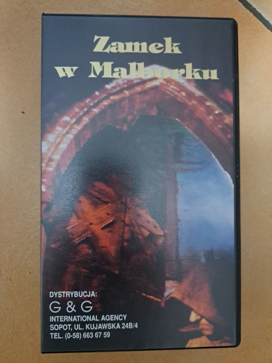 Zamek w Malborku kaseta video VHS