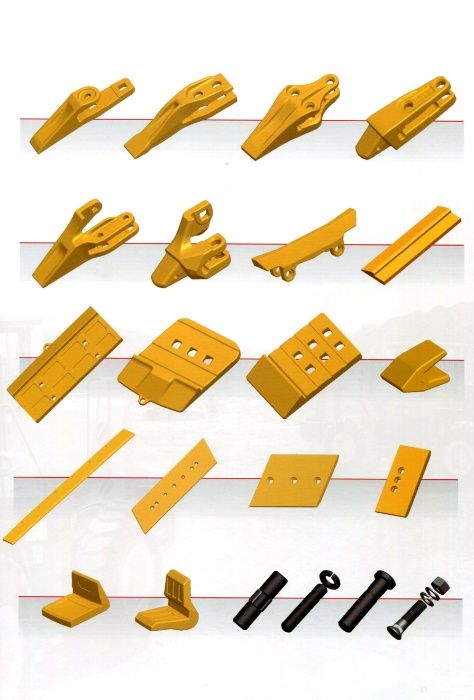 Коронка ковша зуб ковша адаптер ковша екскаватора, зуби  навантажувач