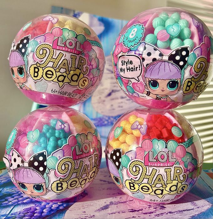 ЛОЛ Кулька Феєричні зачіски lol hair beads tots намистин бусінки