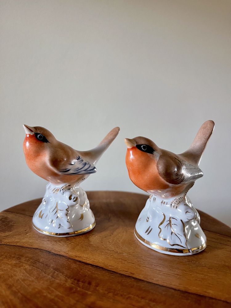 Artibus Pássaros Figuras Porcelana