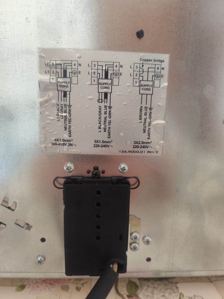 Placa vitrocerâmica Beko partida