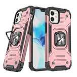 etui iphone 14 plus pancerny pokrowiec uchwyt magnetyczny ring złote