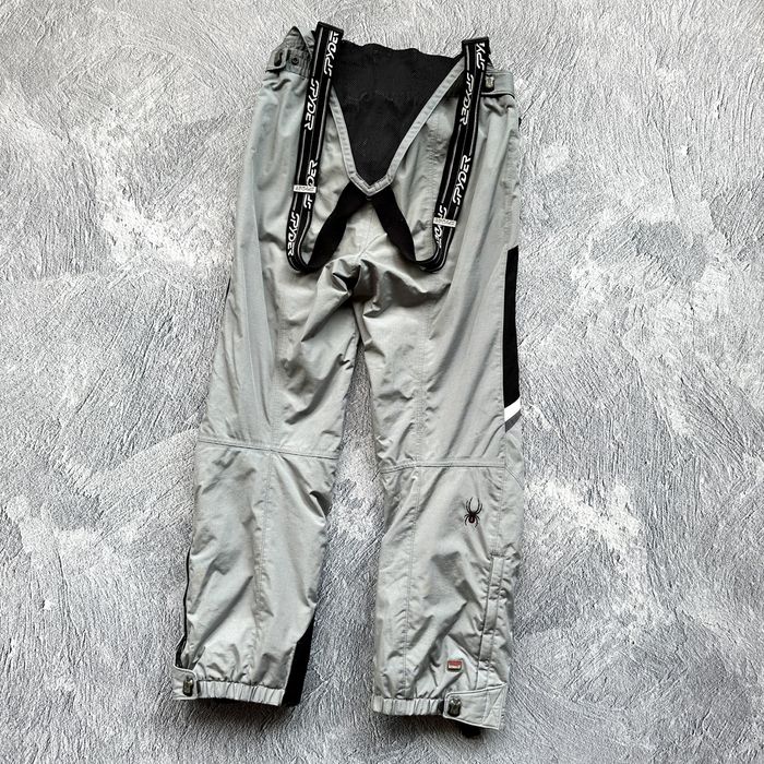 SPYDER dermizax-ev 20,000 mm ski suit jacket & pants set yellow / gray