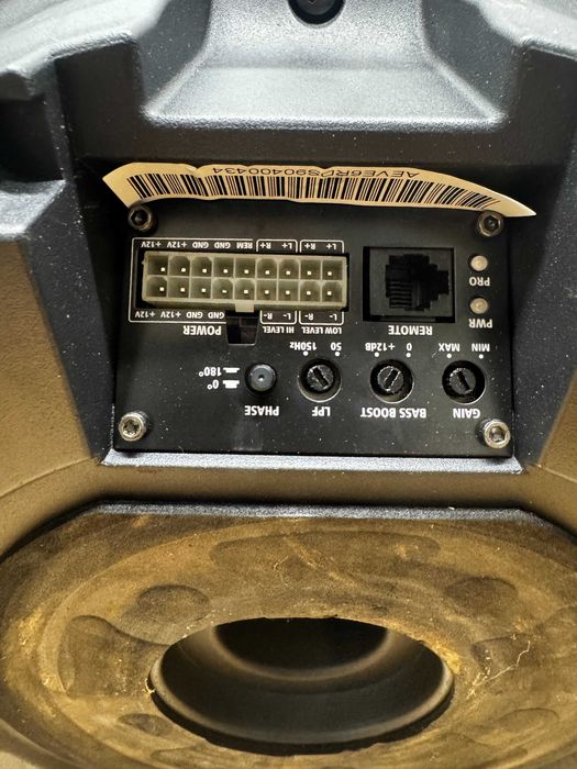 subwoofer aktywny,skrzynia basowa Ampire Active6-RD