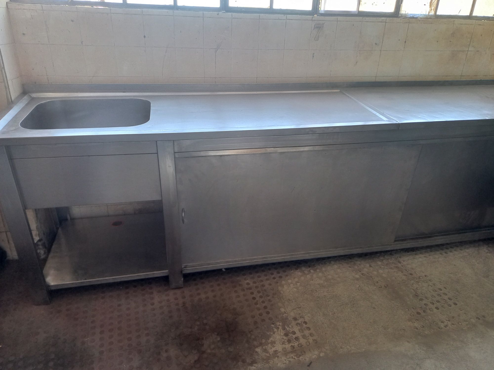 Bancada inox 3.12 x 0.60