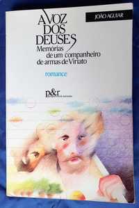 A Voz dos Deuses (1ª edição de 1984) de João Aguiar [Portes Inc] RARO