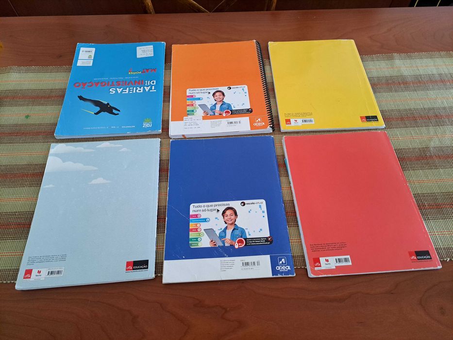 Cadernos de Actividades 7º várias disciplinas