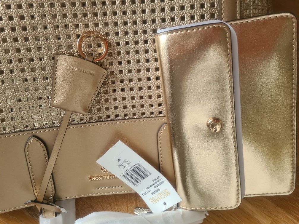 Michael Kors  Torebka Sinclair złota nowa