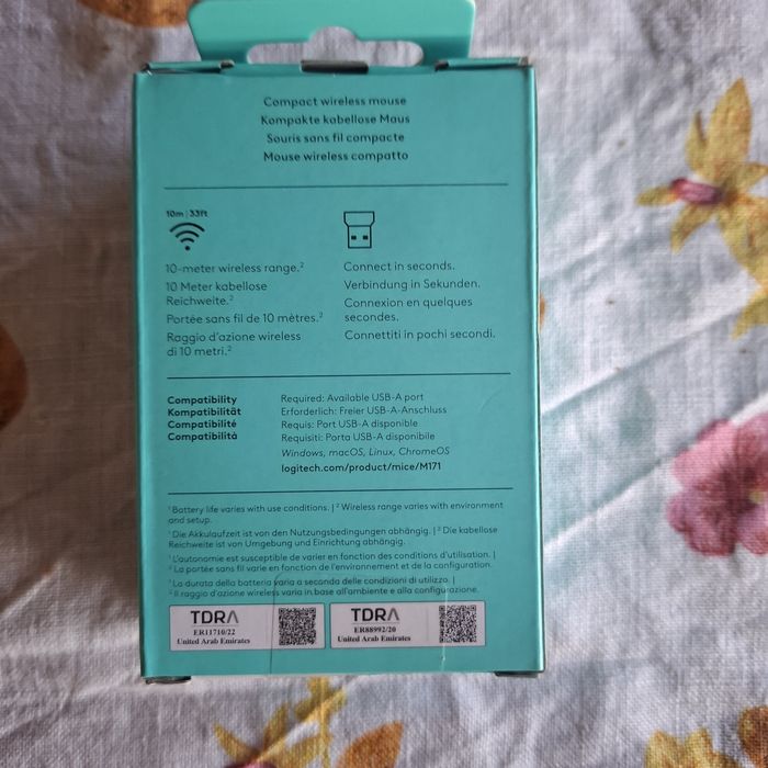 Nowa myszka gamingowa/biurowa firmy Logitech M171