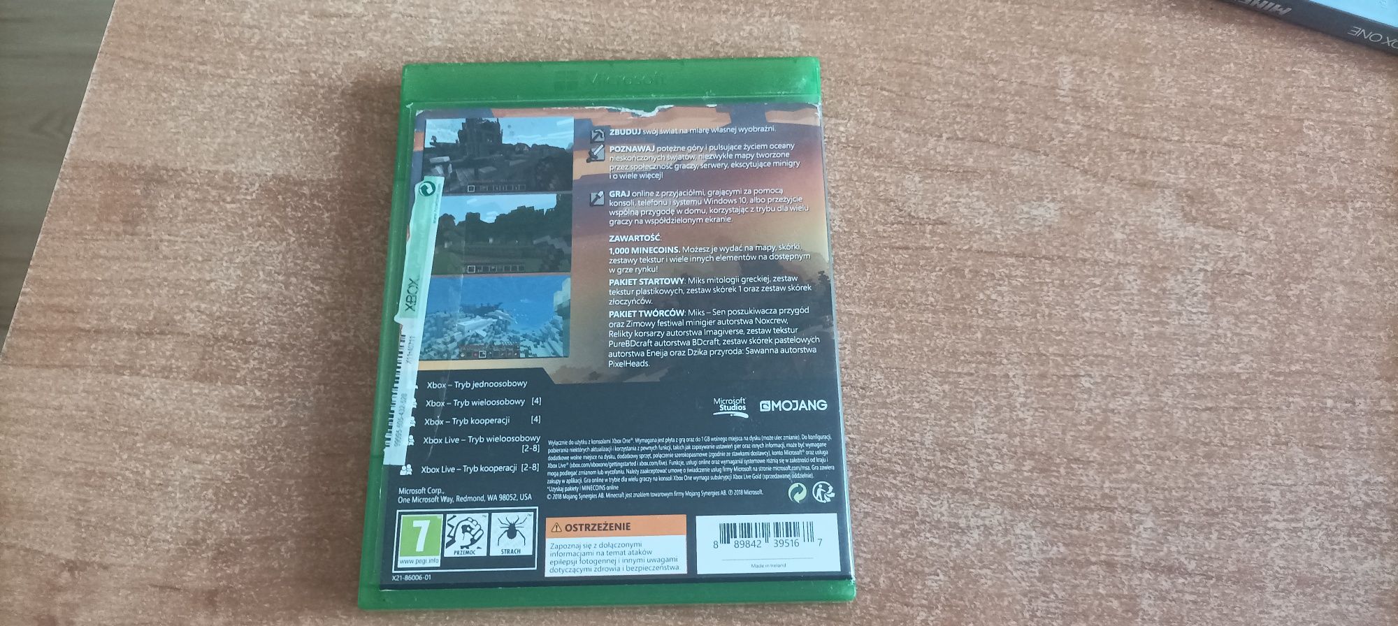 Minecraft Xbox one