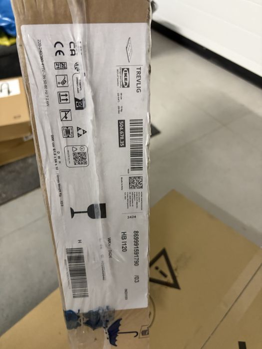 IKEA TREVLIG Płyta indukcyjna IKEA czarny 59cm