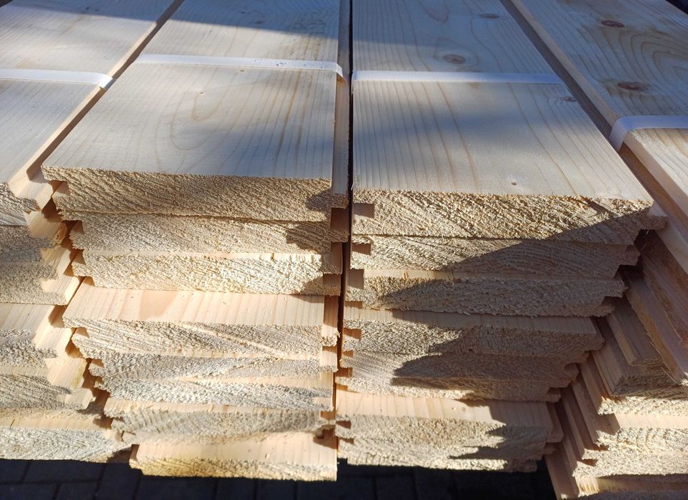 Deska podłogowa elewacyjna tarasowa heblowana podbitka półbal boazeria