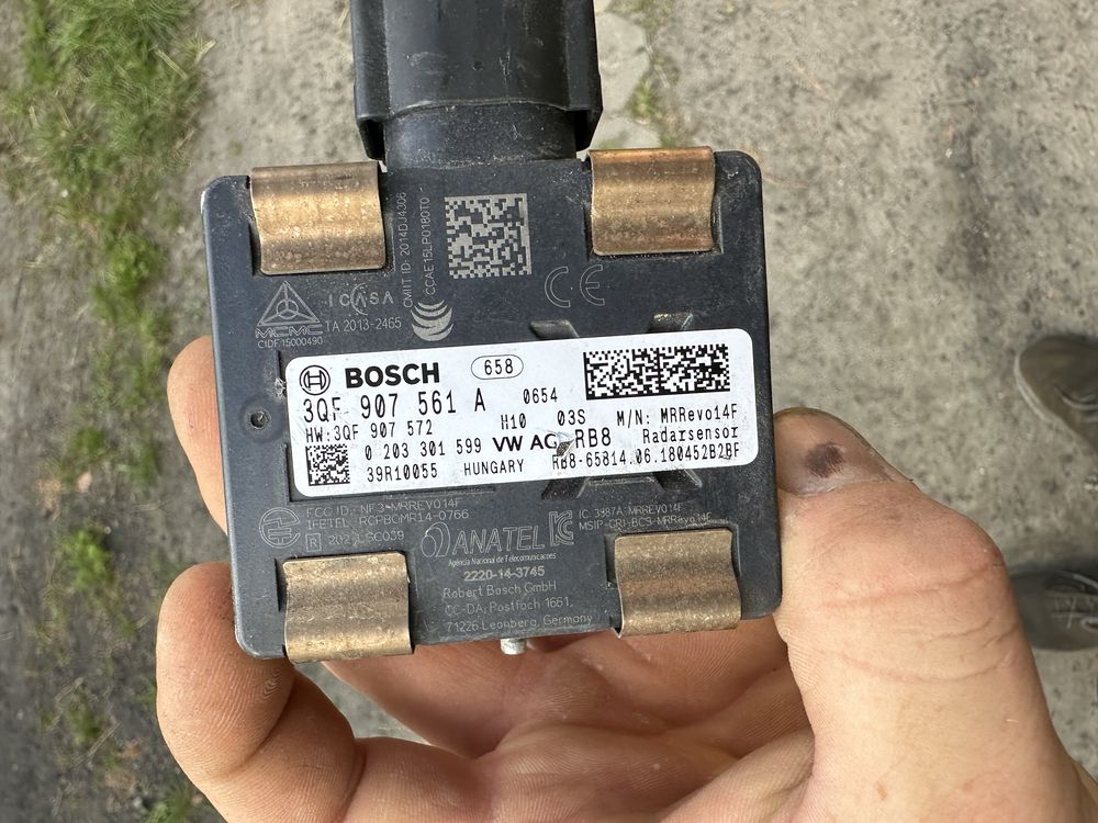 radar sensor acc volkswagen golf passat