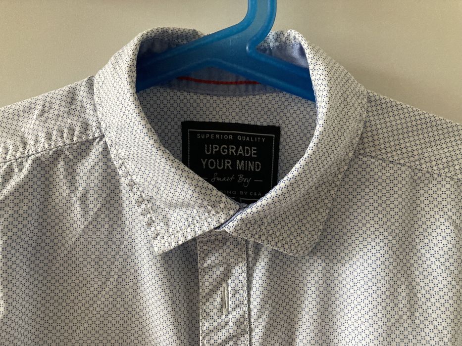 Koszula chłopięca z długim rękawem, r. 146/152 cm