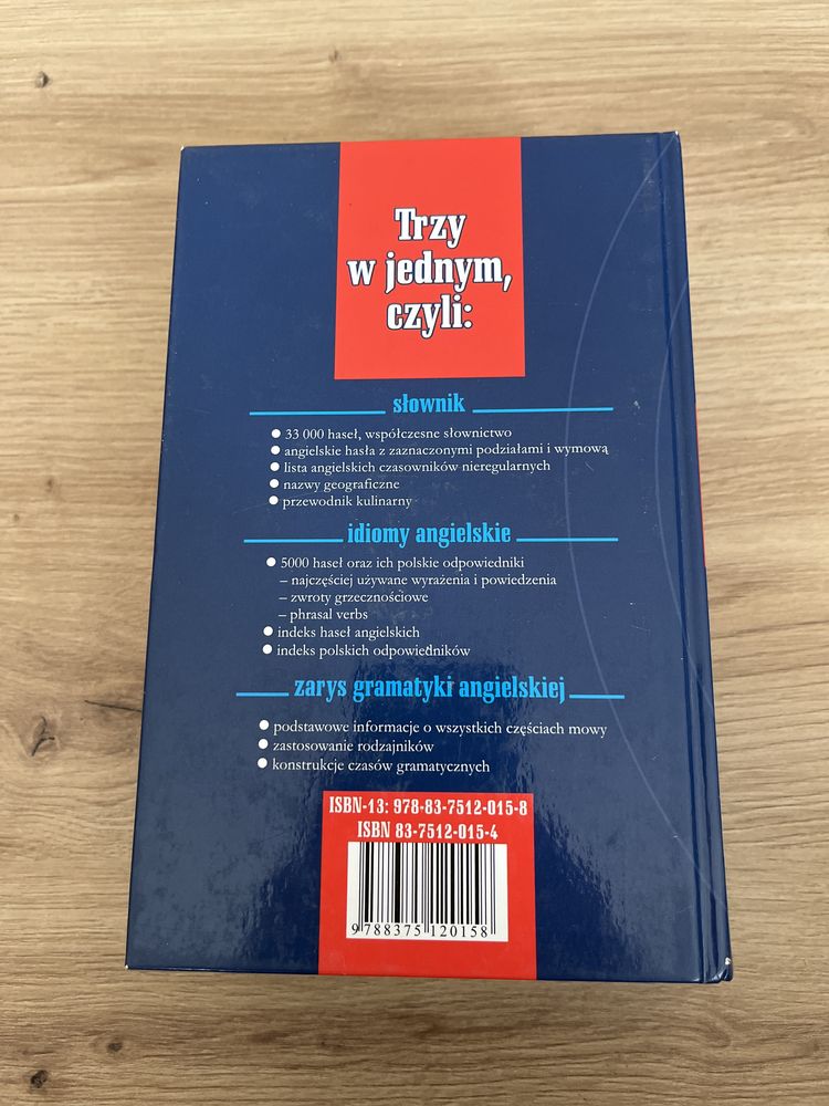 Słownik angielsko-polski i polsko-angielski + idiomy i grmatyka