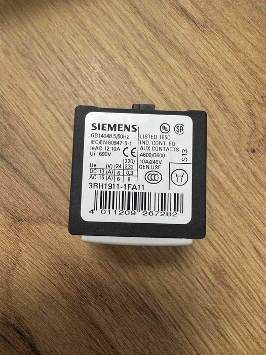 Blok styków pomocniczych 3RH1911 1FA11