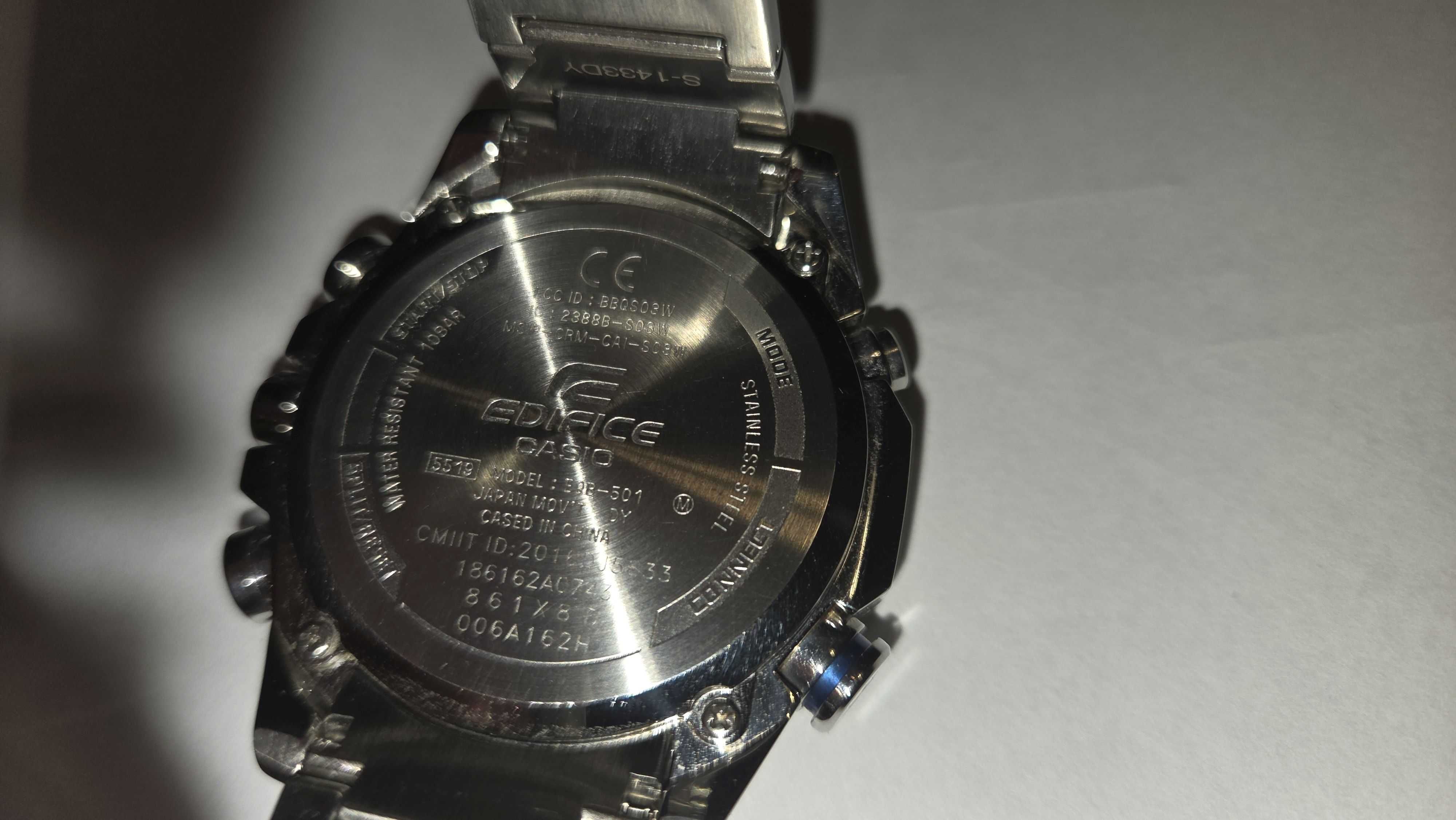 Zegarek Casio Edifice EQB-501 XDB-1AMER 5519 Bluetooth Solar Oryginał
