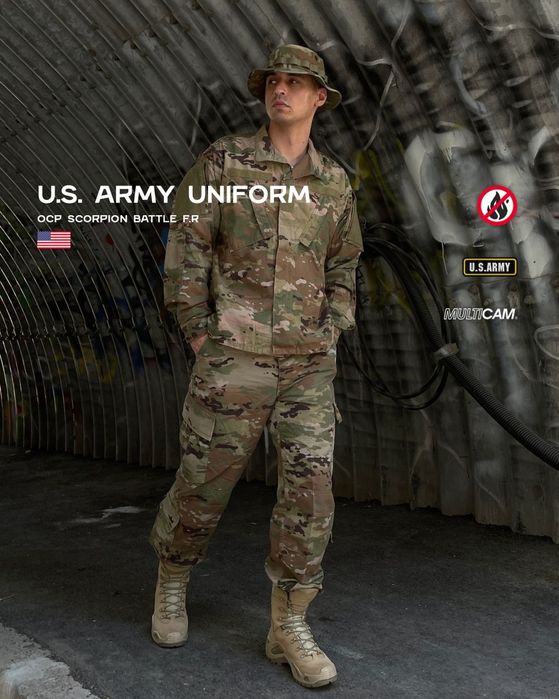 НОВА Вогнестійка форма Армії США FR Scorpion Battle uniform MultiCam
