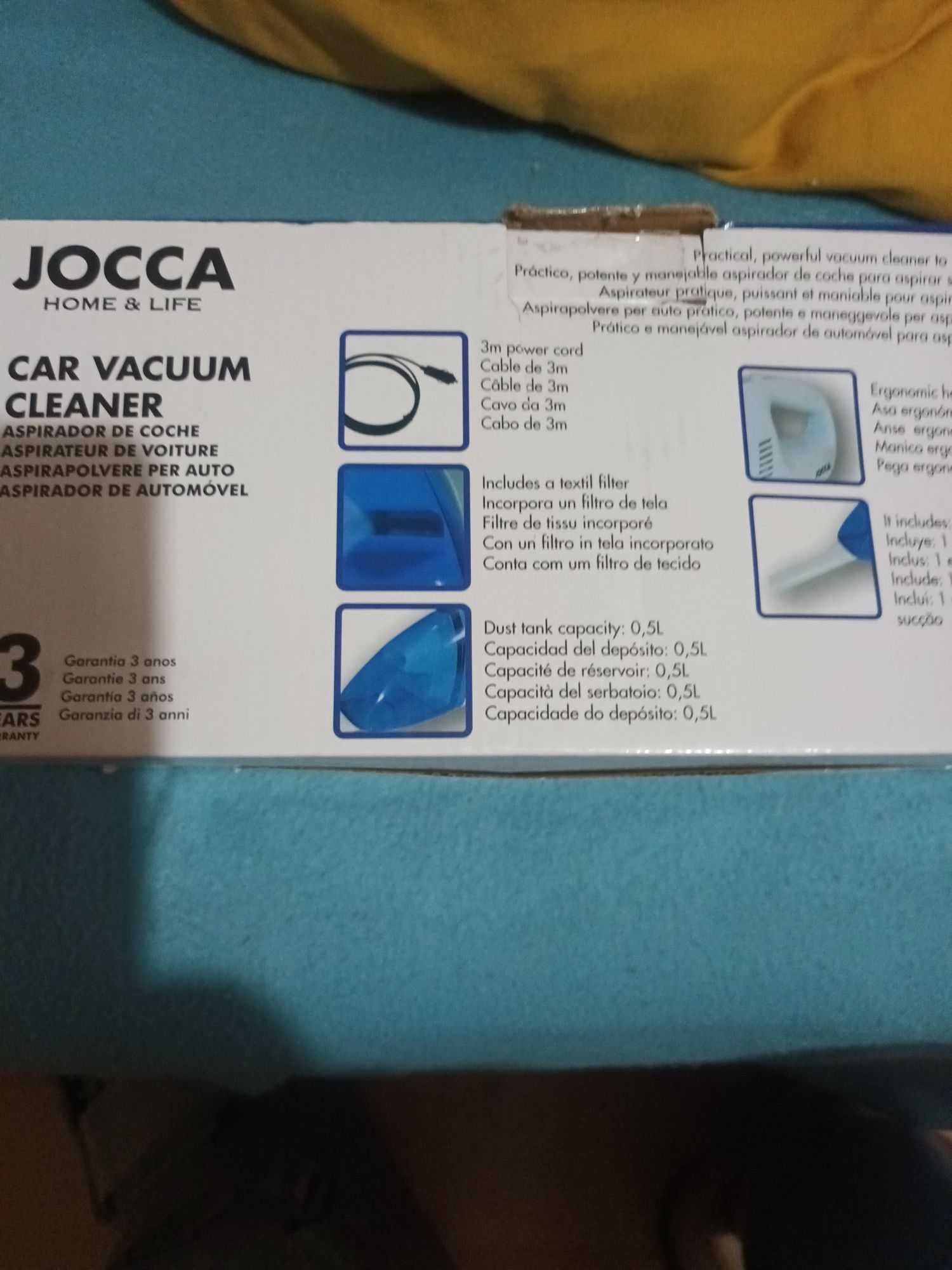 Mini aspirador para automóvel Jocca