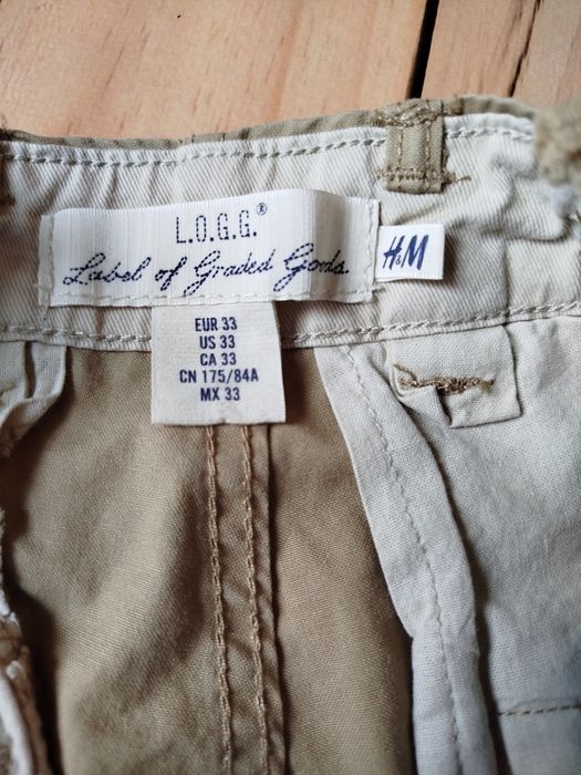 Чоловічі шорти H&M 33; розмір з  щільного котону