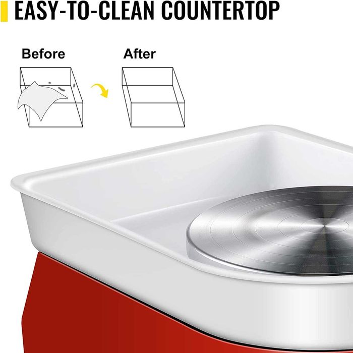 (NOVA) Máquina de formação de cerâmica de 25 cm 280 W