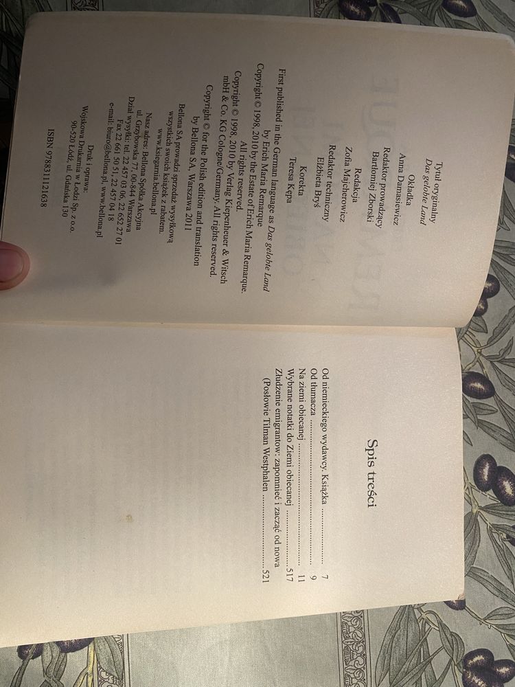 Erich Maria Remarque „Na ziemi obiecanej”