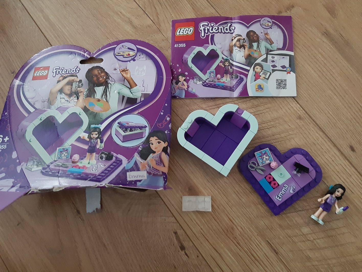 Lego Friends Pudełko w kształcie serca 41355 Emma