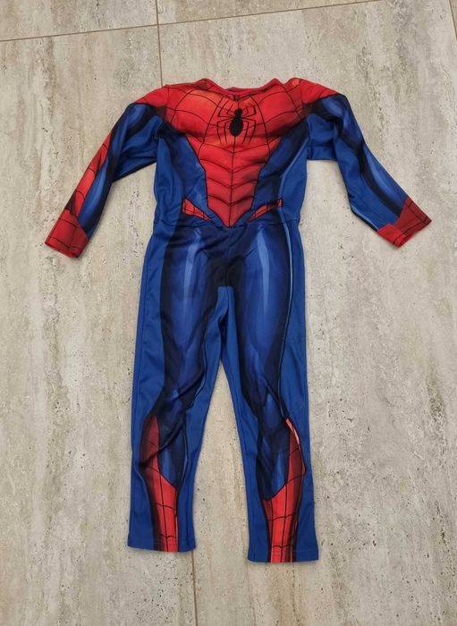 Strój 110 116 Spiderman kostium przebranie andrzejki karnawał