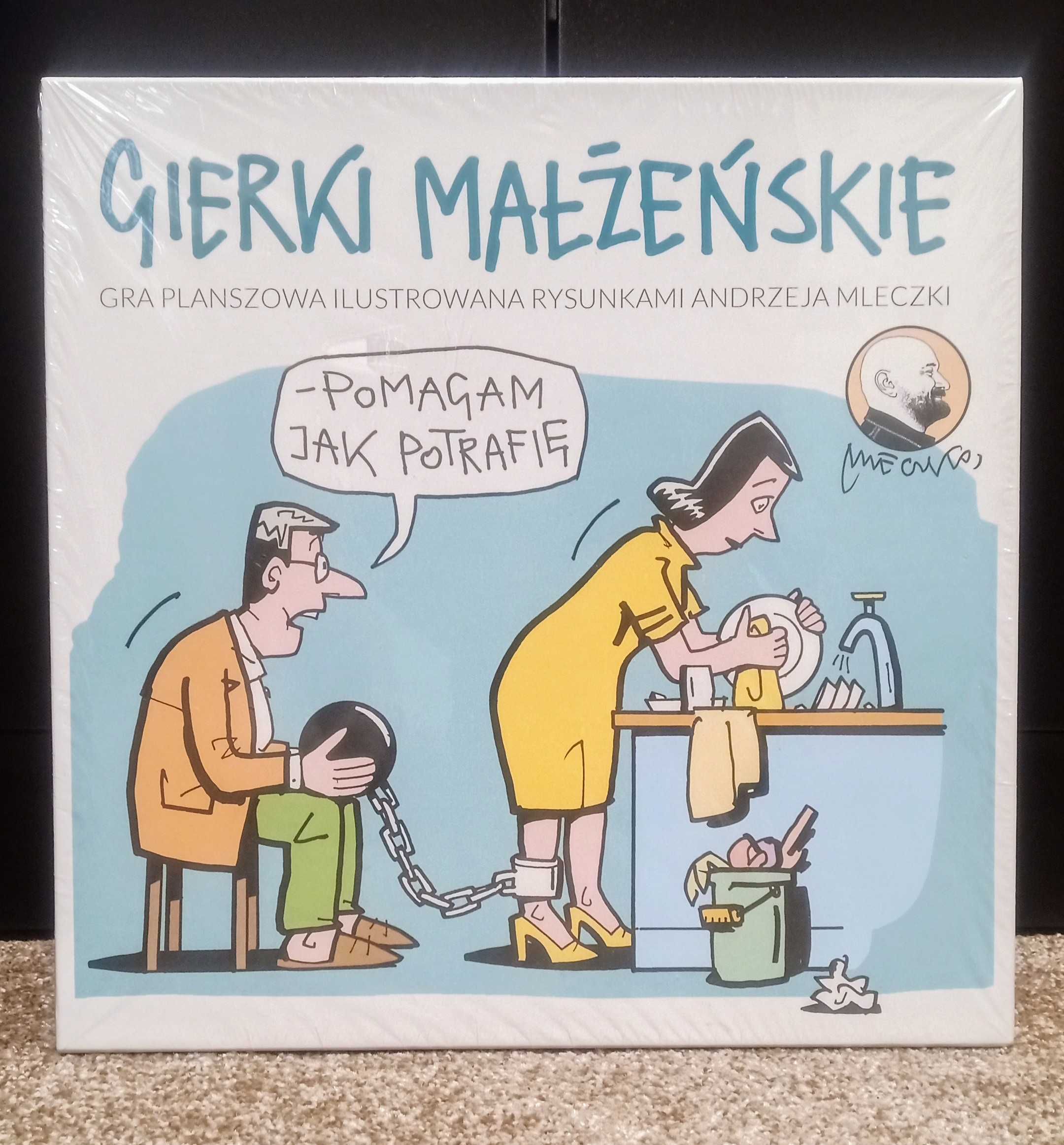 Gierki małżeńskie Gra planszowa ilustrowana rysunkami Andrzeja Mleczki