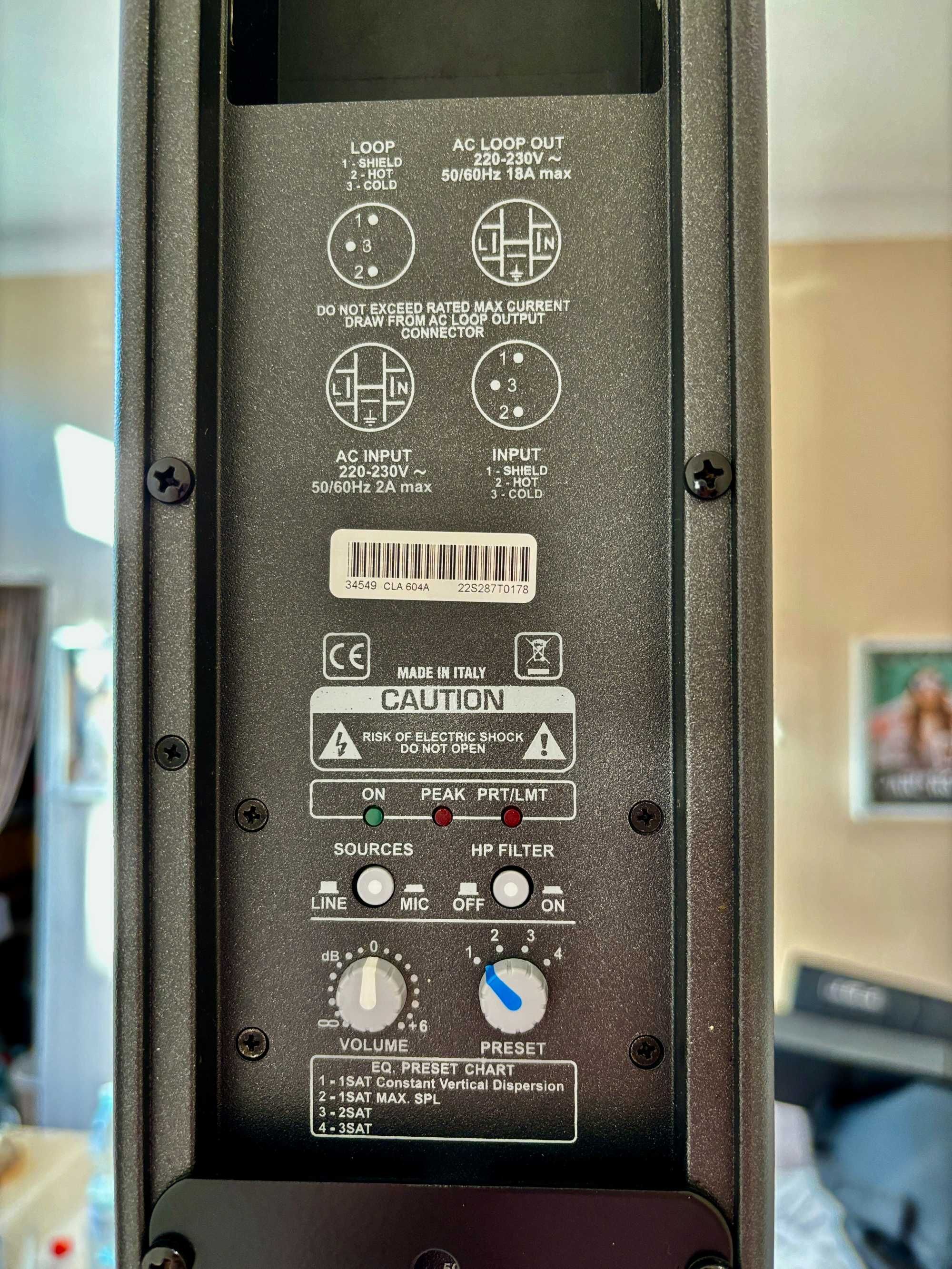 Zestaw nagłośnieniowy dla DJ FBT Vertus 2xCLA 604A + 2xCLA-208-SA