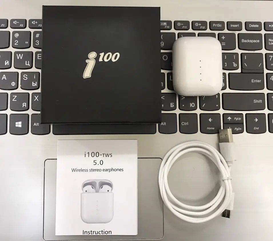 Bluetooth навушники TWS i100