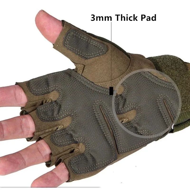 Тактичні безпалі рукавиці розмір L XL