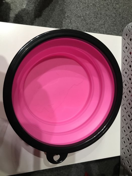 Podróżna miska dla psa silikonowa