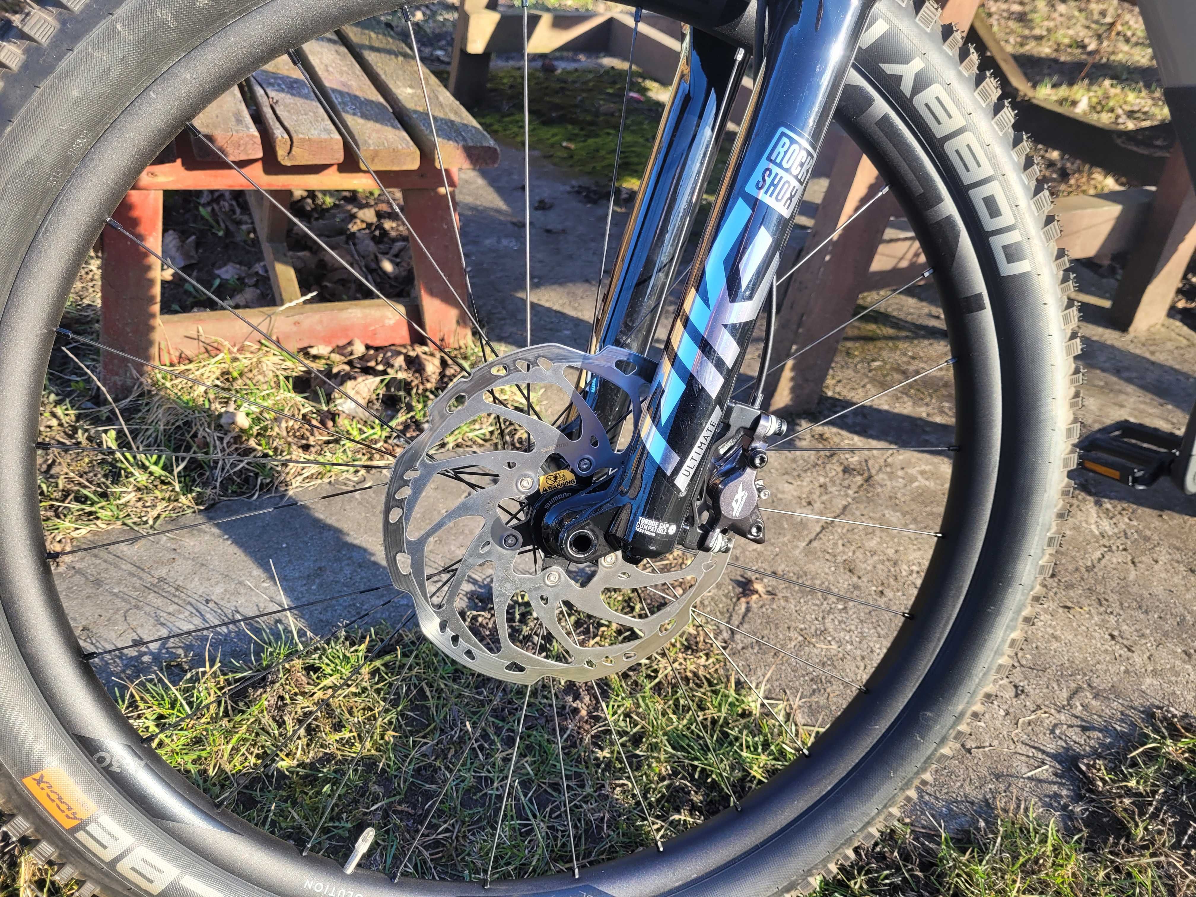Cube Stereo 140 HPC Sl Carbon Full Shimano XT Roz L Idealny