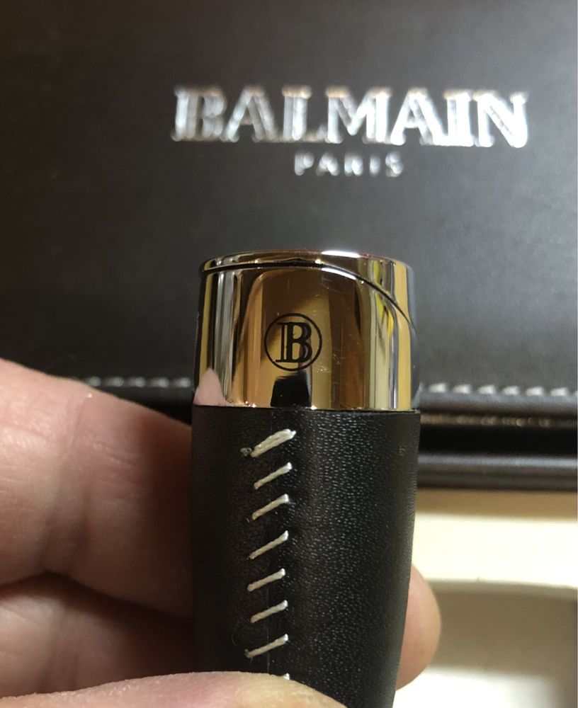 Ручка+зажигалка Balmain, Paris. Подарочный набор.