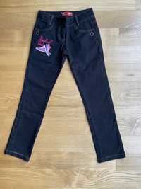 Czarne spodnie dżinsowe ze zdobieniami, GF5, 128
