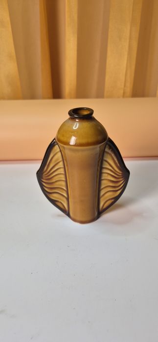 Wazonik skrzydlak rzadka ceramiczna forma starocia PRL (15