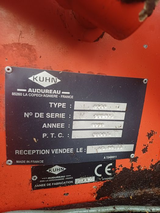 Scielarka wycinak   kuhn mixtor 4050