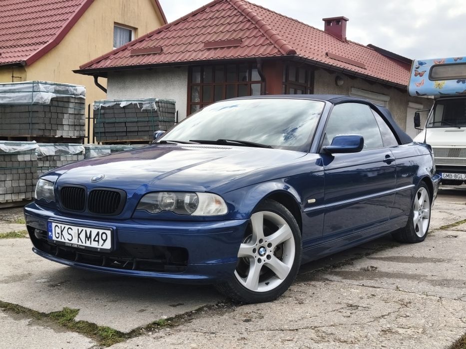 BMW E46 cabrio 3.0 m54b30 231km manual bez rdzy