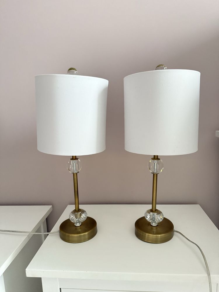 Lampa stołowa - TK Maxx- złota