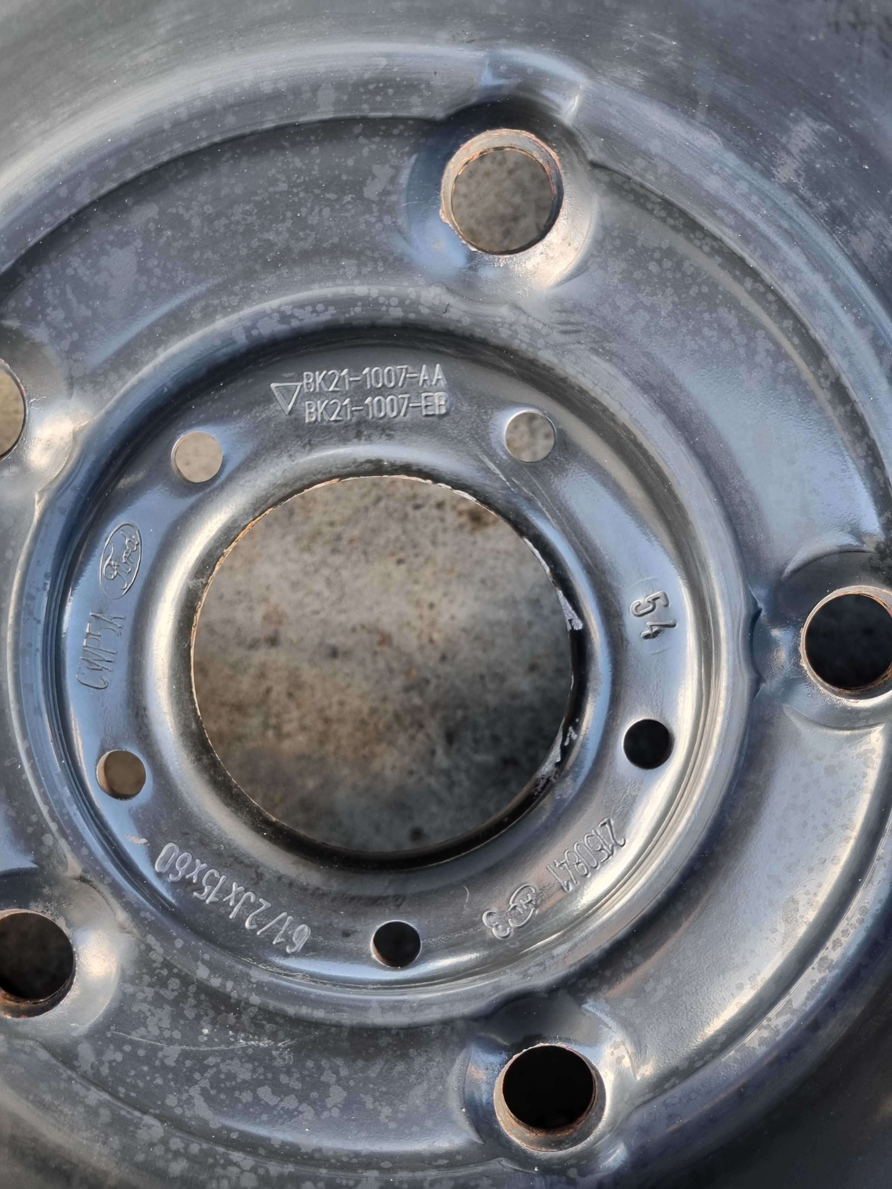 FELGI STALOWE 5x160 R15" 6,5Jx 15 ET60 FORD Transit Custom TPMS F99