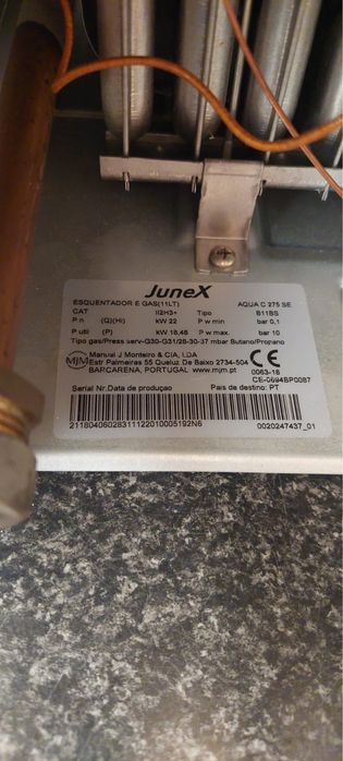 Esquentador Junex