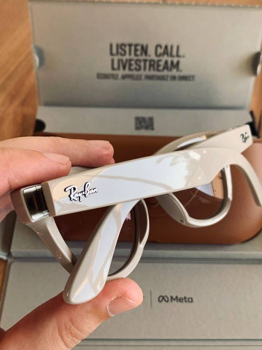 Окуляри Ray-Ban Meta Skyler SHINY CHALKY GRAY Transitions Sapphire