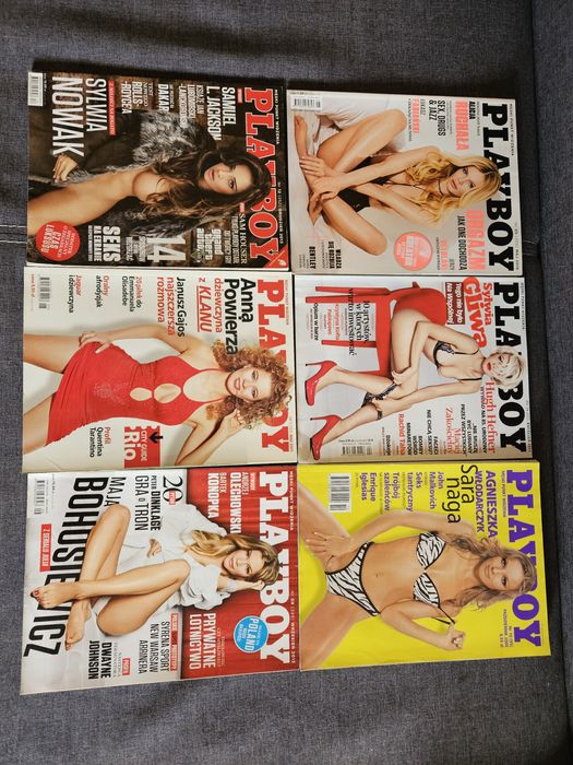 Playboy 6 sztuk z Polskimi Aktorkami.