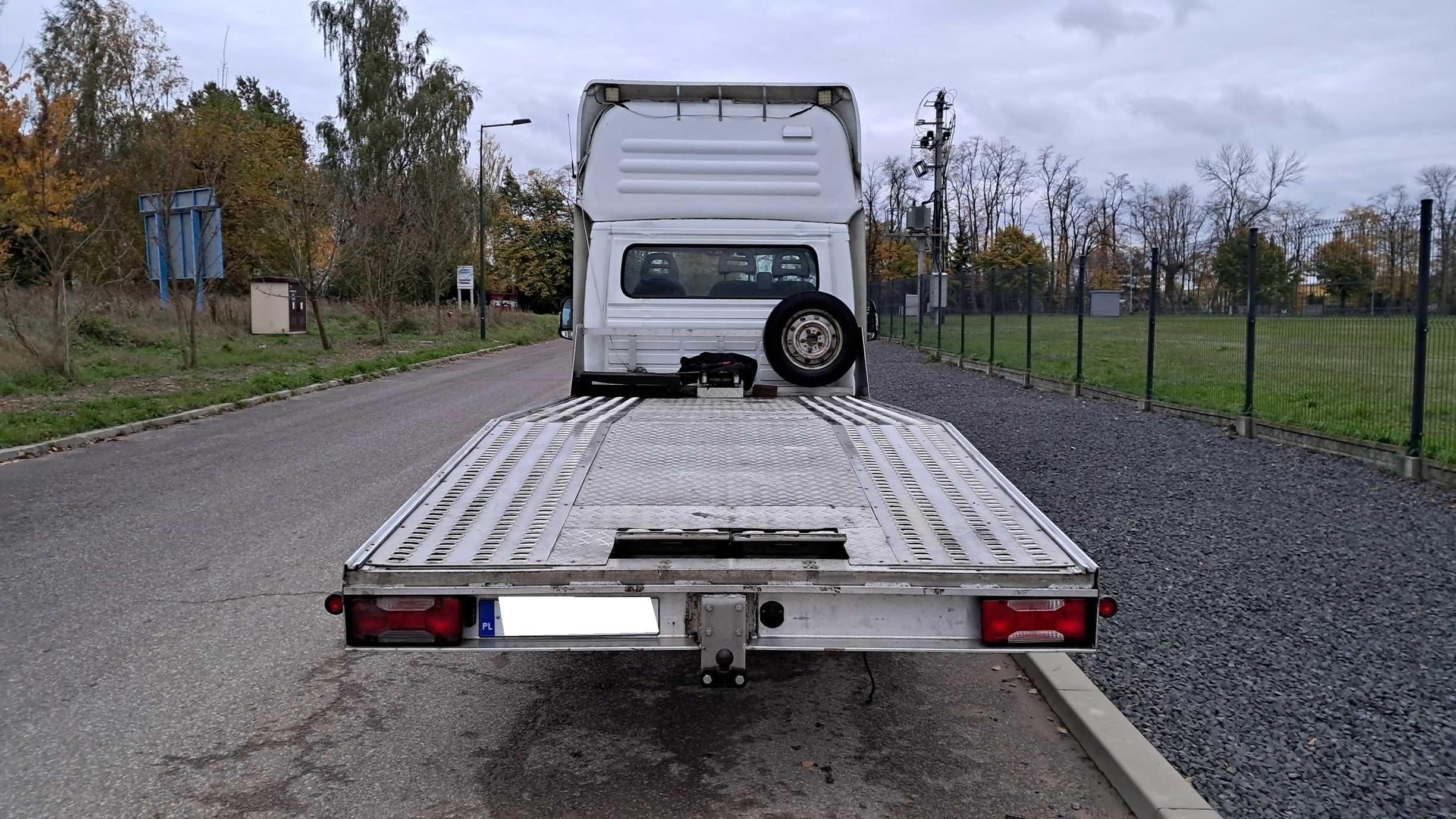 PEUGEOT BOXER 3.0 180KM Autolaweta FV Najazd Aluminiowy Tempomat Klima