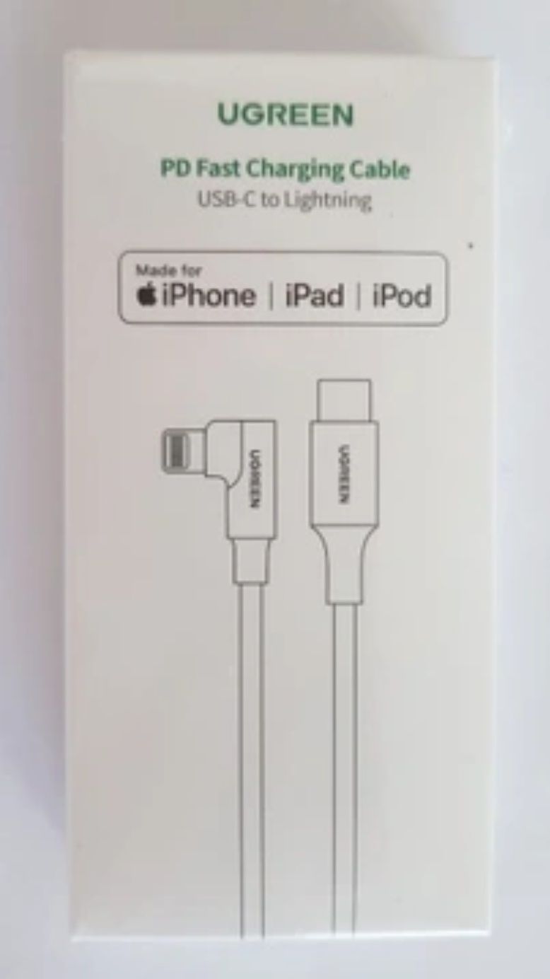 Kabel ładujący do iPhone, ipad, ipod  kątowy