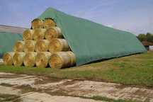 Fliz 13x25m Plandeka na słomę przykryje stóg z 300 bel 120 cm